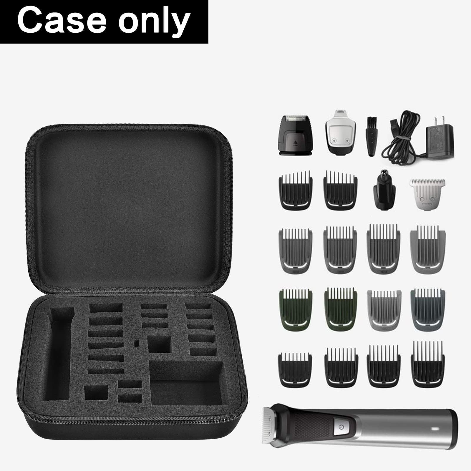 GWCASE mango de transporte cómodo para llevar el kit de aseo con facilidad.