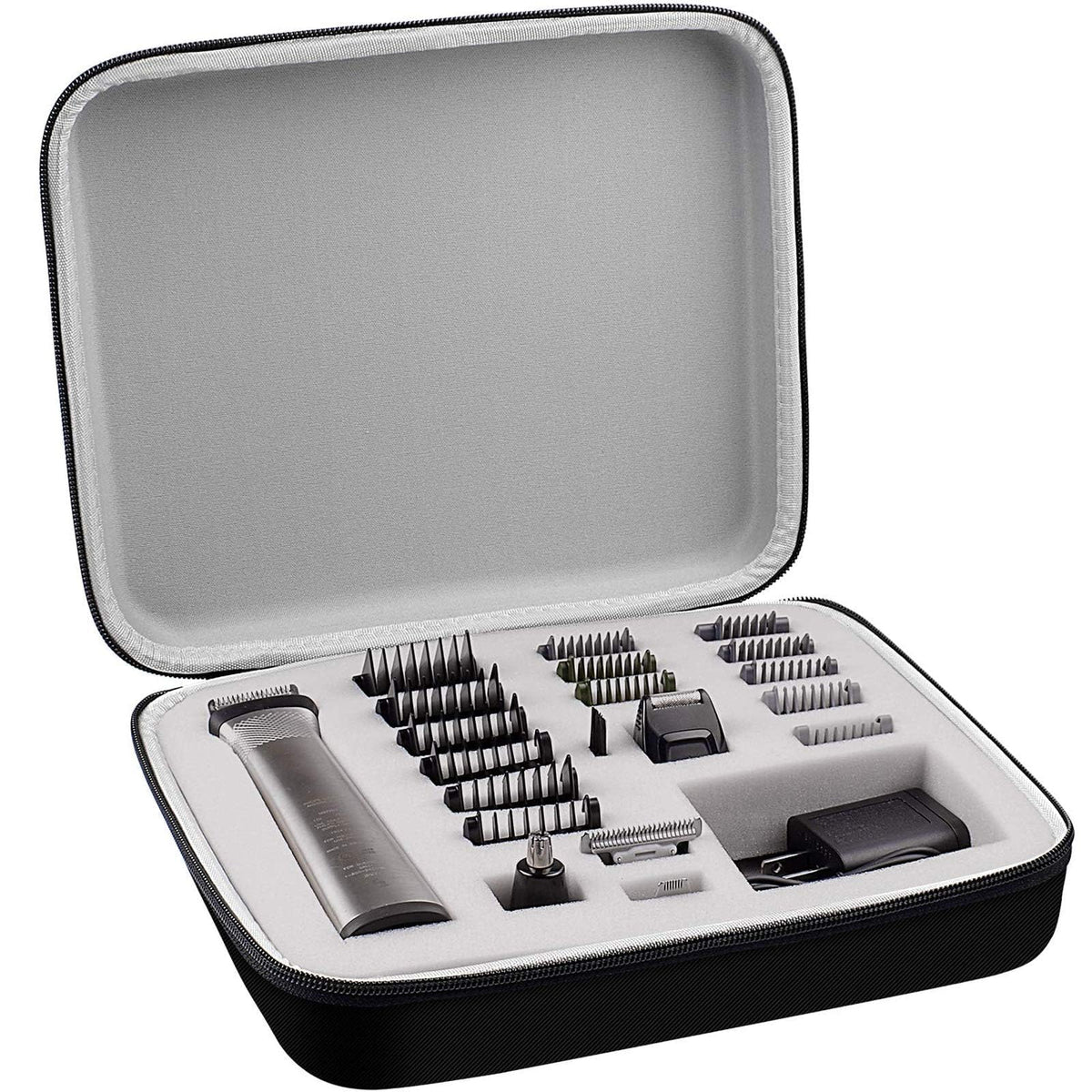 GWCASE philips-norelco case-fit for Multigroom attachments keeps gear organized