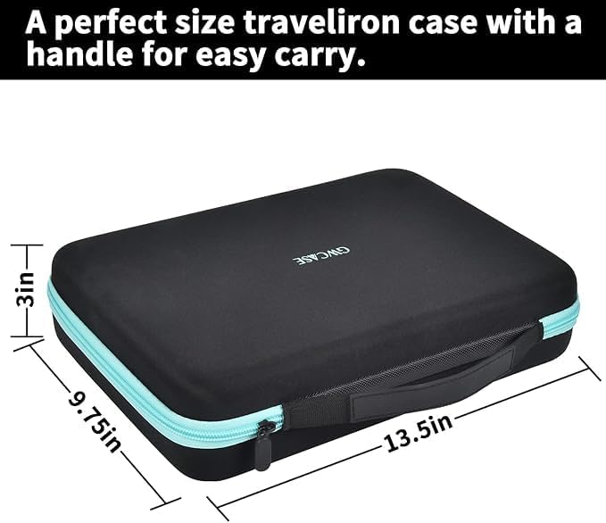 GWCASE travel-friendly handle highlighting portable skincare setup on the go