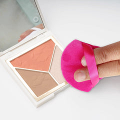 GXXMEI foundation-blending puff ideal for blush and eye shadow application.