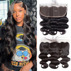 GYAJEP 14inch 13x6 lace frontal closeup natural hairline for seamless parting.