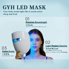 GYH near-infrared 820nm light therapy session depth feel