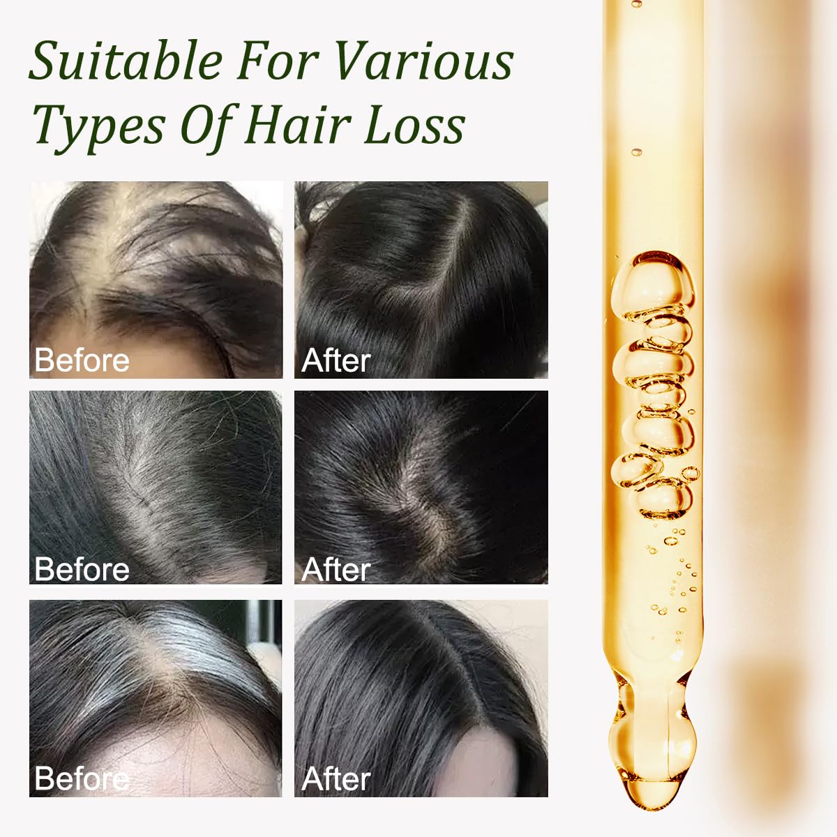 Gypsophila Batana Oil on dry-hair showing deep nourishment effects