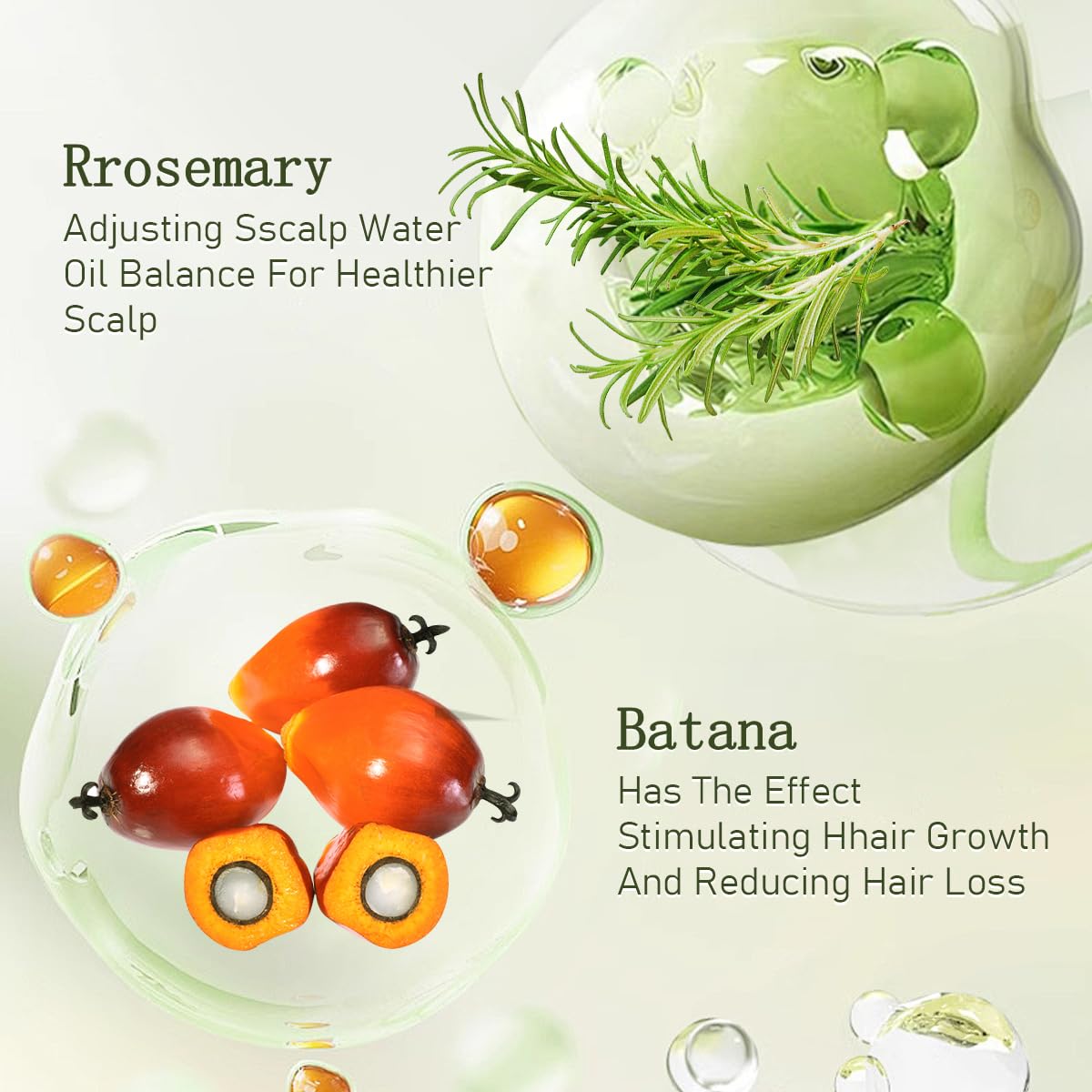 Gypsophila Batana Oil Shampoo foam showcases luxurious lather and nourishment