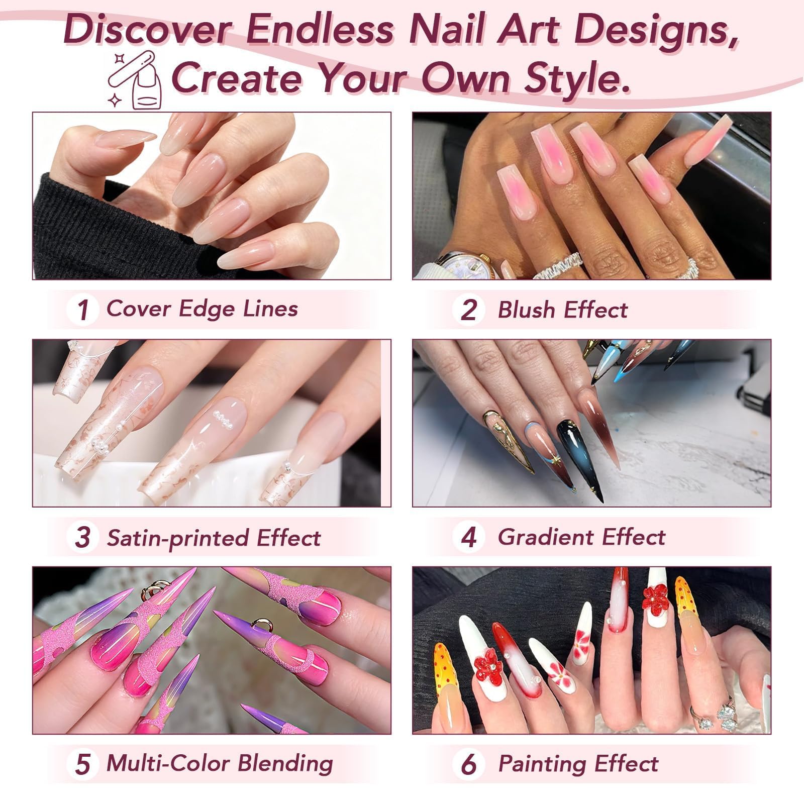 GZIXBDA complete-nail-art-tools-kit enables versatile at-home manicures.