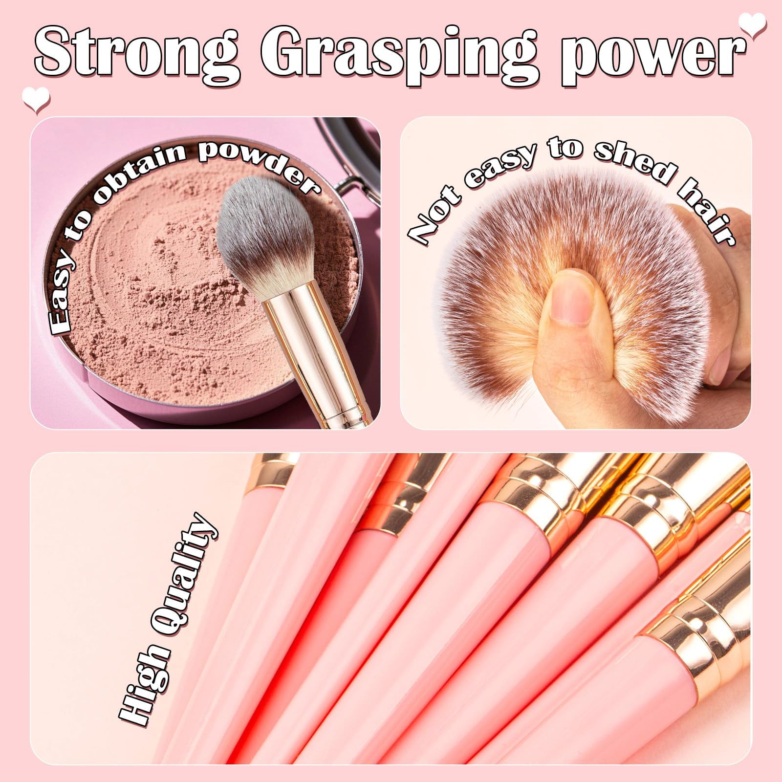 GZIXBDA contents guide visual shows complete makeup solution in one set.