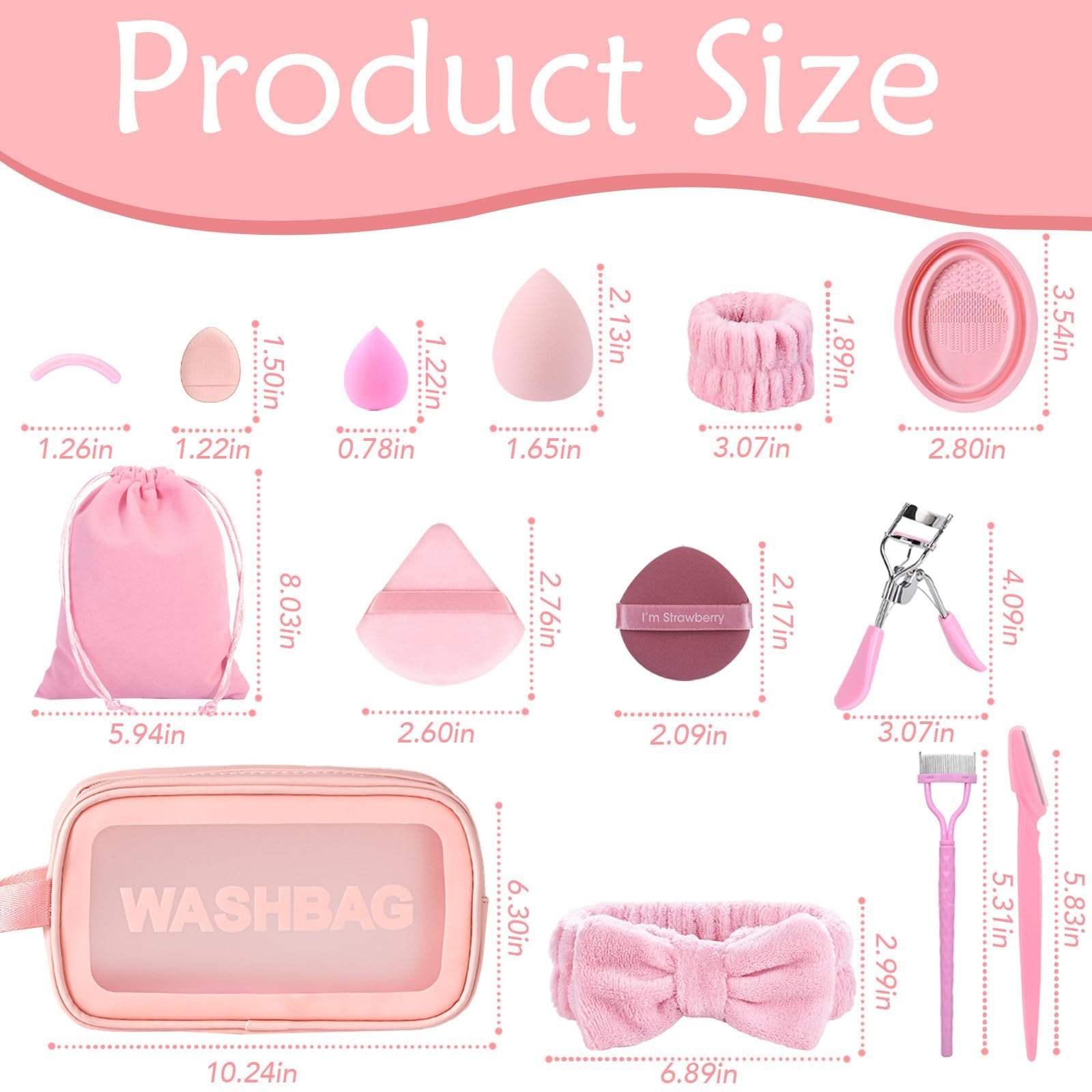 GZIXBDA vegan, no animal testing bristles provide gentle makeup application.