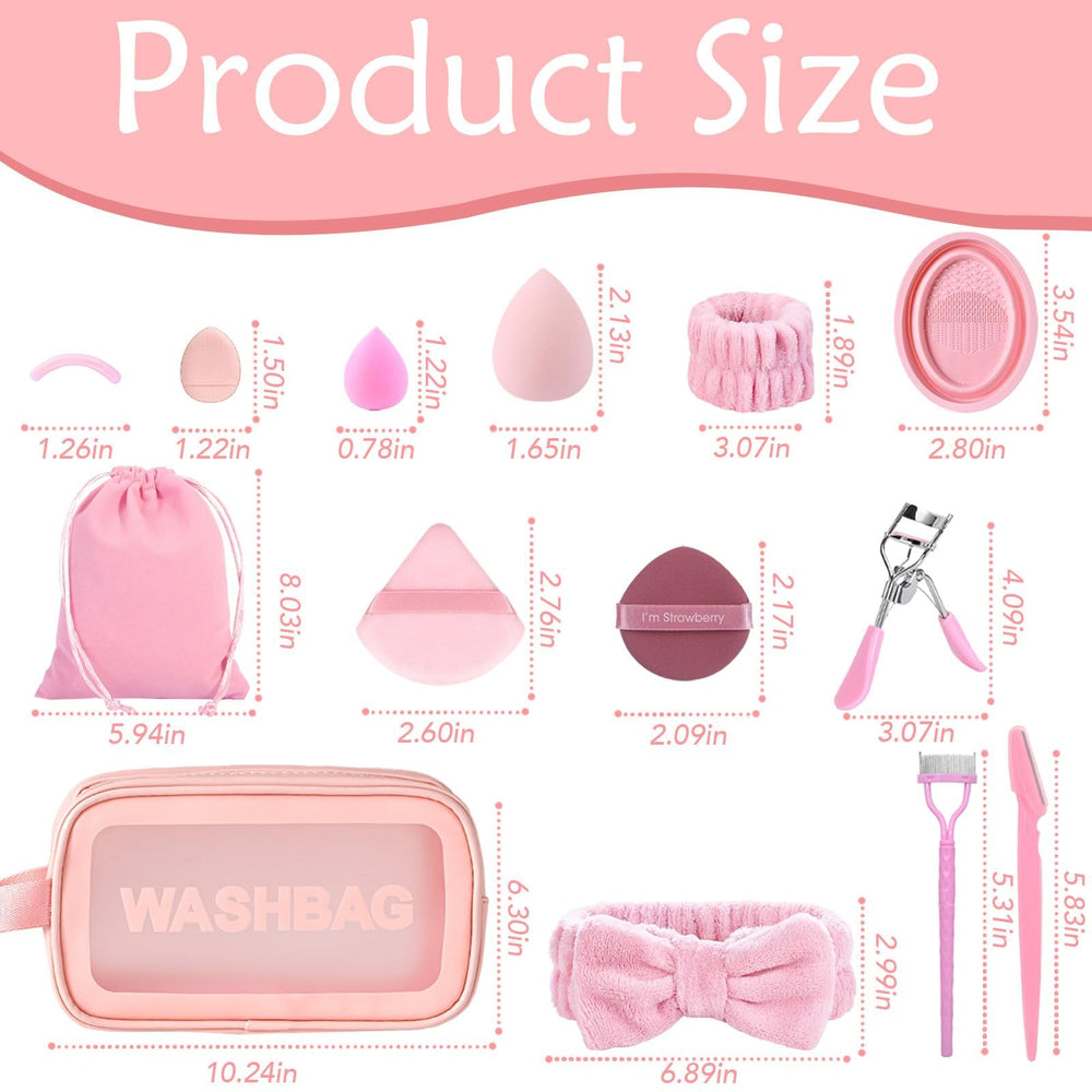 GZIXBDA vegan, no animal testing bristles provide gentle makeup application.
