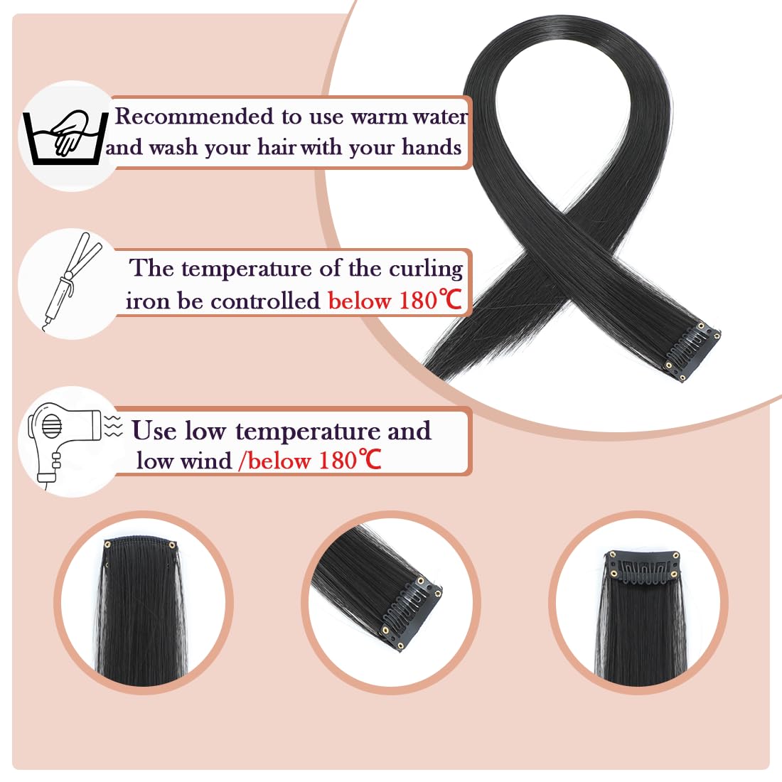 GZVIS black-metal-clip back ensures secure, easy installation.