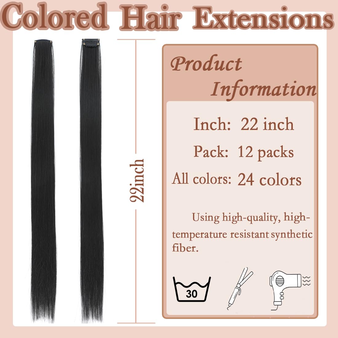 GZVIS front-seamless-design extensions provide natural blending for everyday wear.