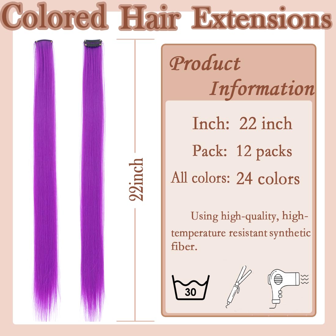 GZVIS individual packaging keeps each hair strand neat, reducing tangling and preserving quality.