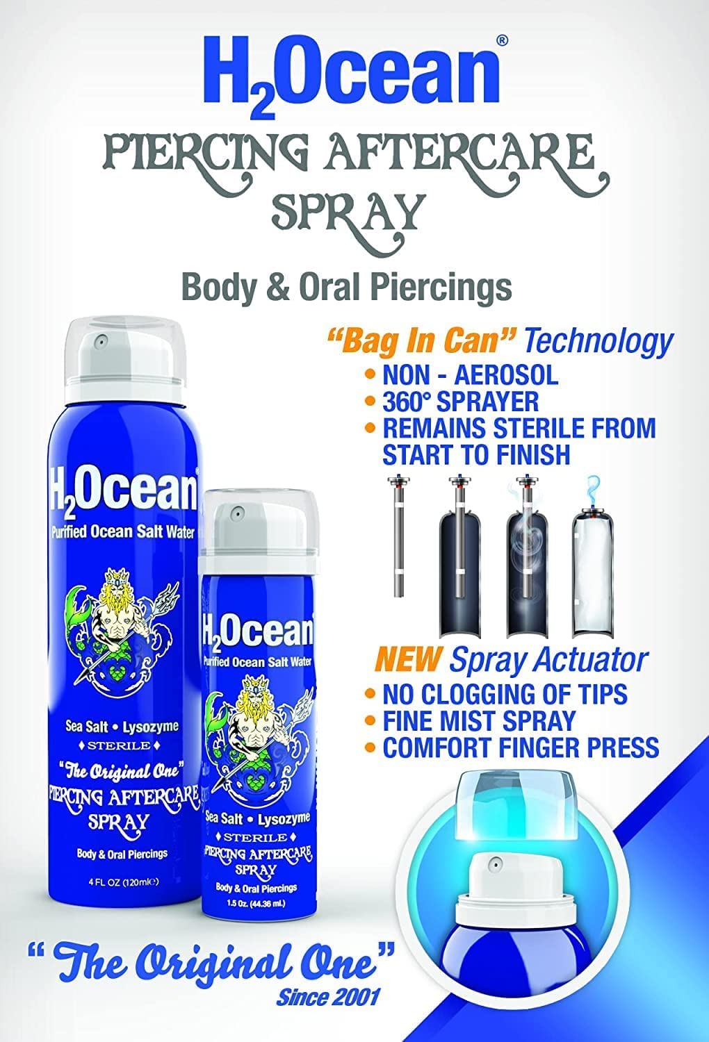 H2Ocean care on ear, nose, or lip shows versatile, everyday use