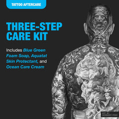 H2Ocean Extreme kit shows simple 3-step healing routine for tattoos