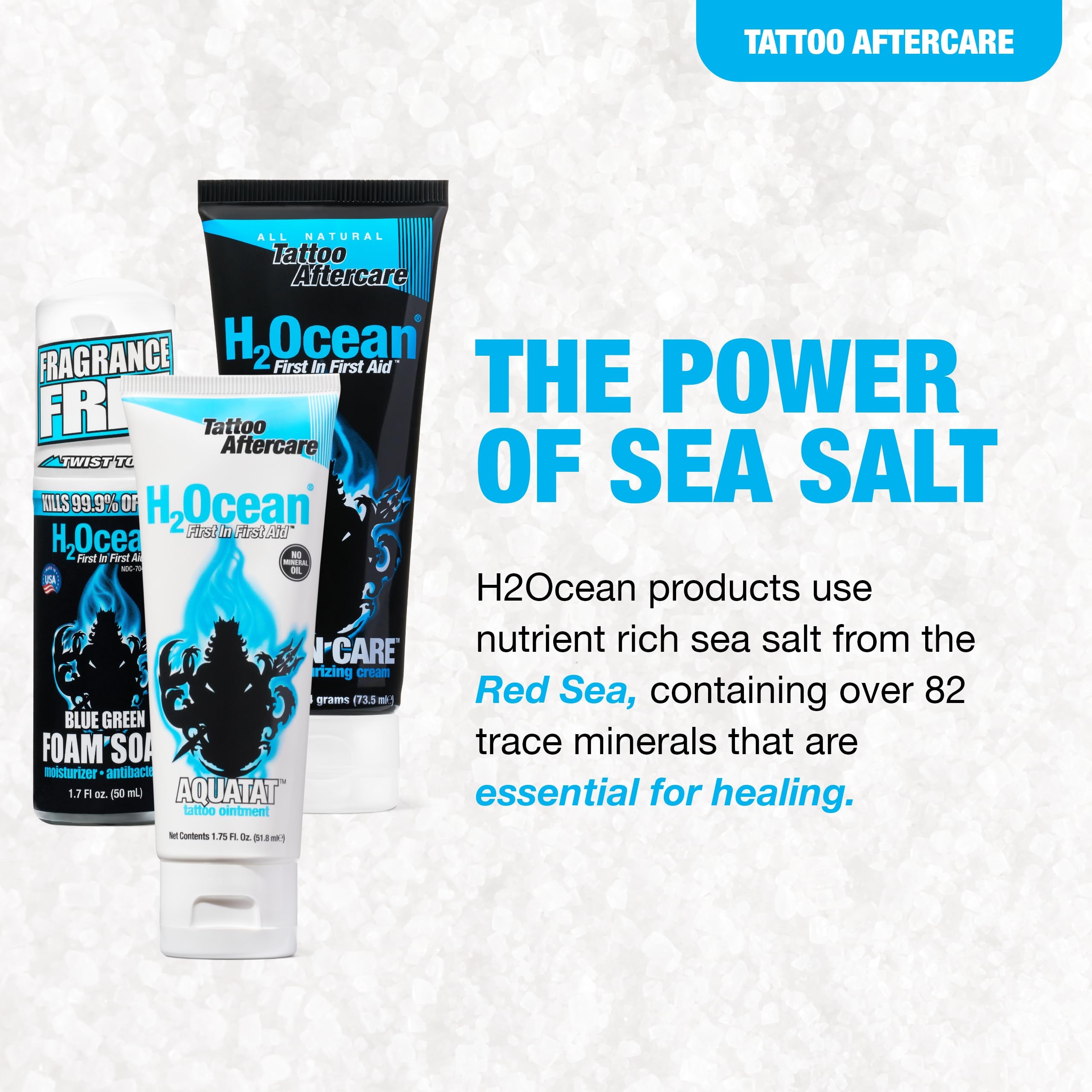 H2Ocean Aquatat Ointment supports moisture retention on hard-to-heal zones