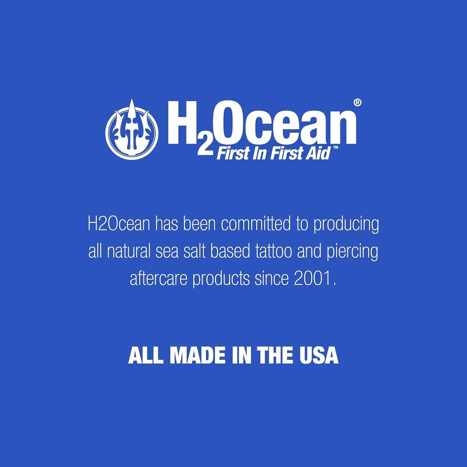 H2Ocean piercing spray mist close-up highlights quick-apply nozzle for on-the-go care