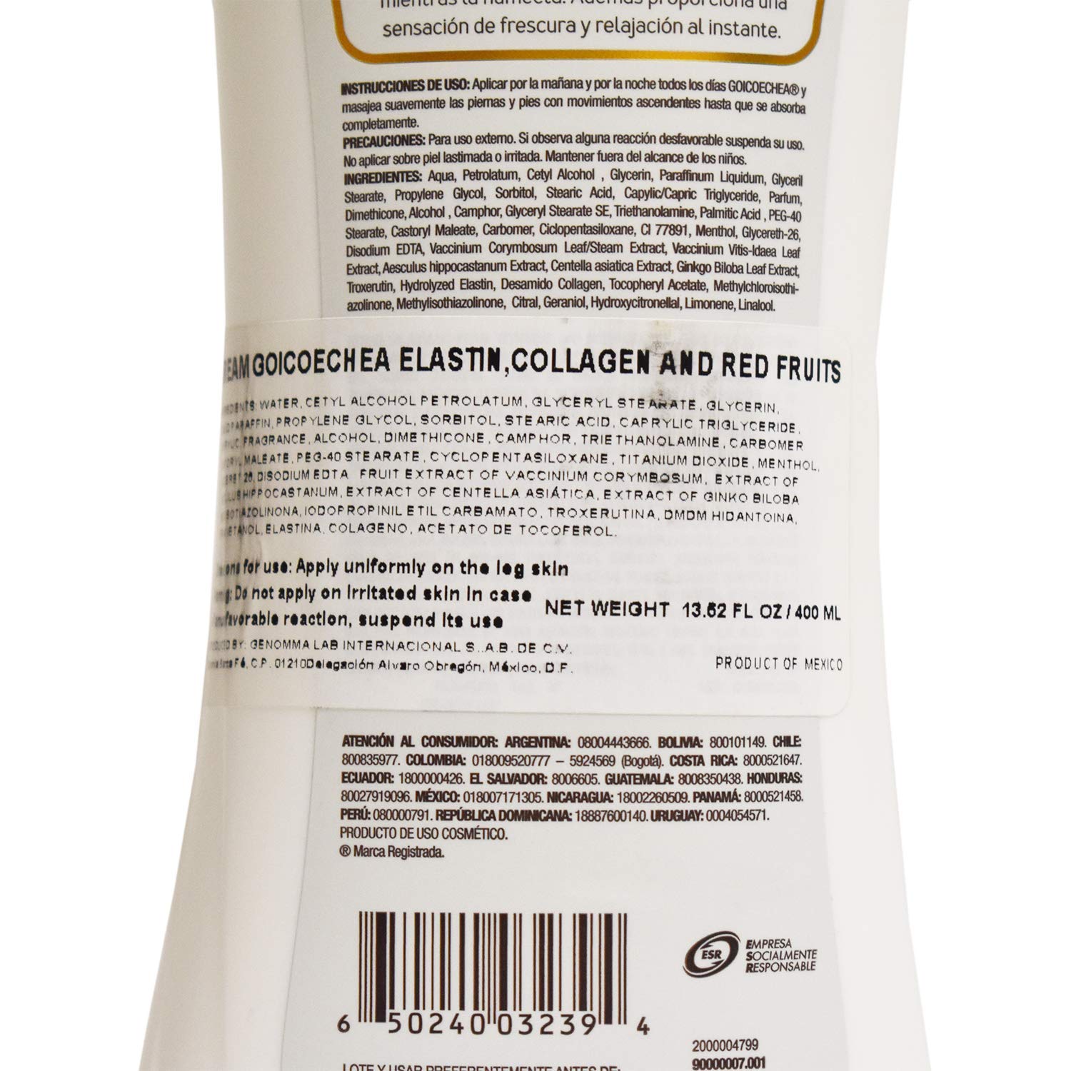 Haarlosy Goicoechea reaffirming lotion jar closeup highlights firming texture