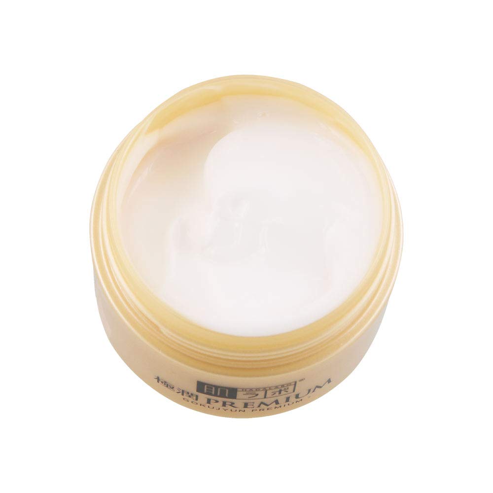Hada Labo brand logo closeup signaling trusted skincare