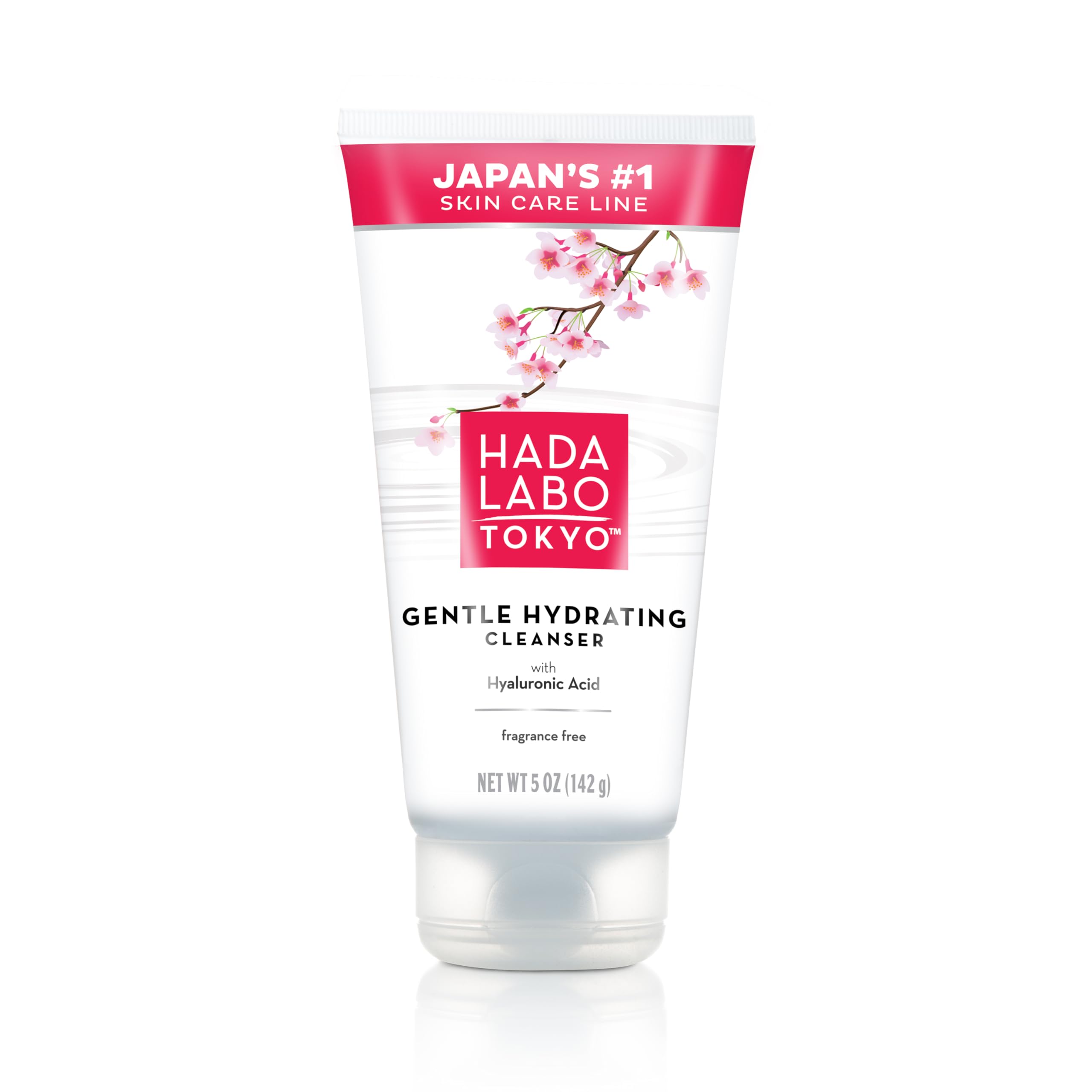 Hada Labo Tokyo Gentle Hydrating Cleanser foam lather for gentle cleansing and moisture.