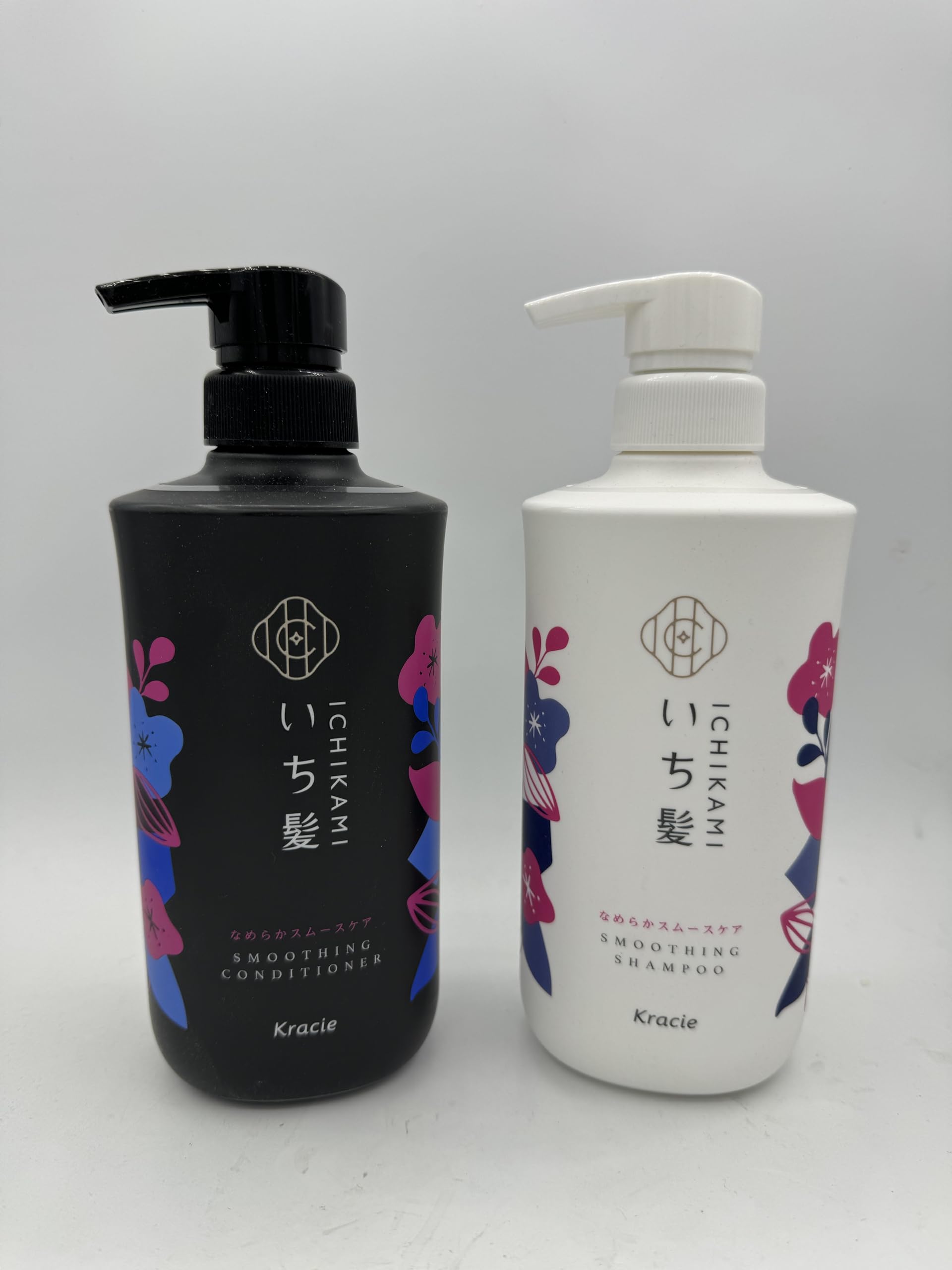 Hadabisei Ichikami hair care set packaging showcasing premium smoothing routine.