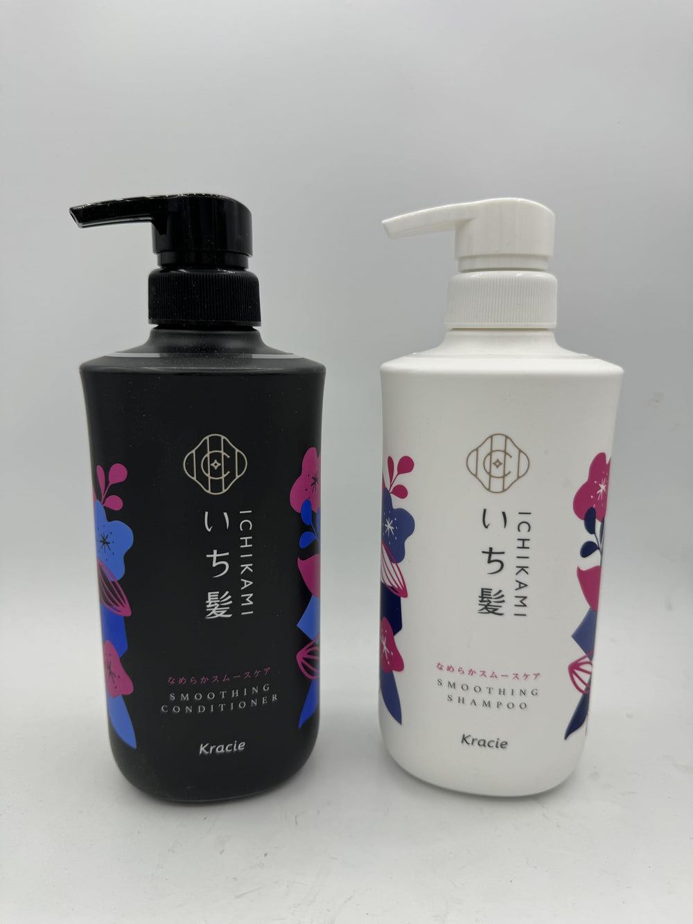 Hadabisei Ichikami hair care set packaging showcasing premium smoothing routine.