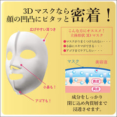 Hadabisei Kracie 3D mask texture suggests smooth, comfortable fit
