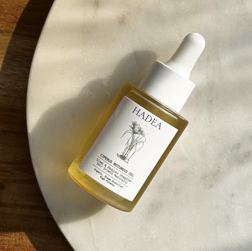 HADEA Cyperus Rotundus Oil packaging emphasizes organic purity and quality for confident purchases
