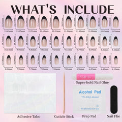 Hadutrek nail glue tube for secure hold and removable wear.