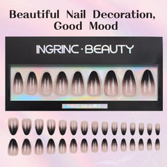 Hadutrek press-on nails application tools – glue, file, and sticks for easy at-home fitting.