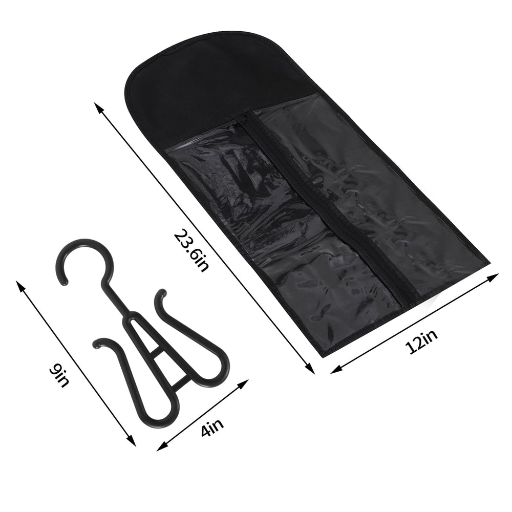 Hadwoer hair extension hanger ergonomic design preserves wig shape