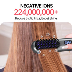 Hahahope 9600mAh battery straightener for long runtime during day-long touch-ups.