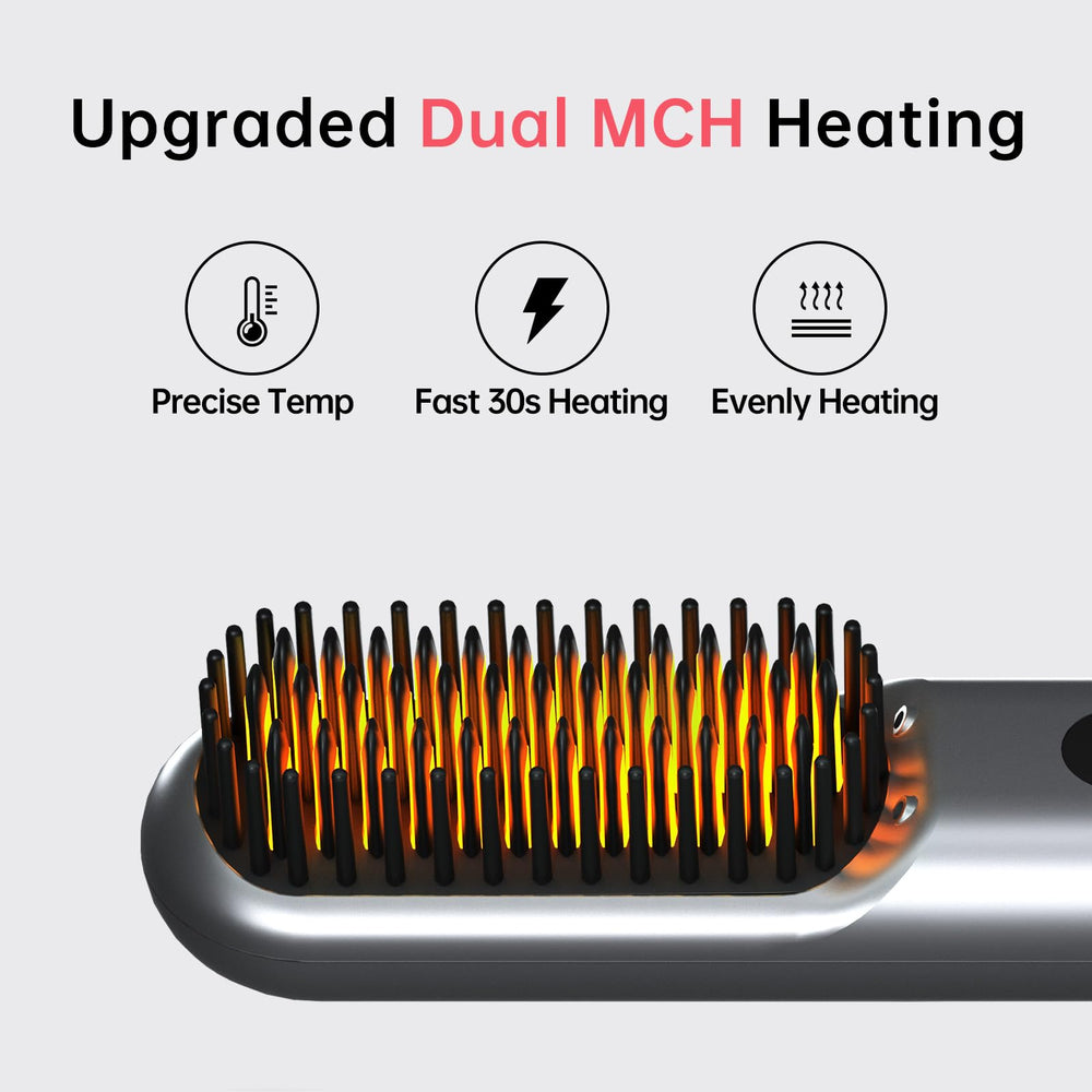 Hahahope dual ion generators deliver millions of ions for frizz reduction during styling.
