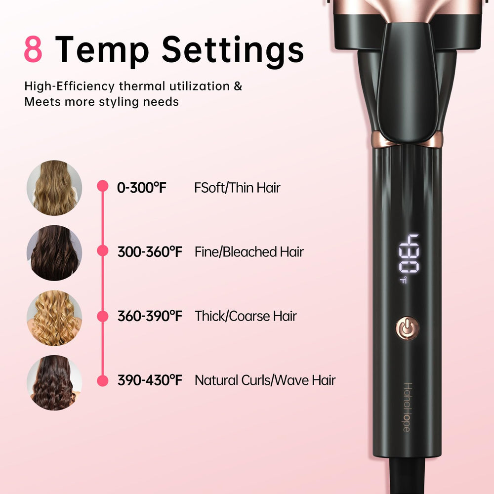 hahahope creating soft beach waves for smooth, voluminous hair