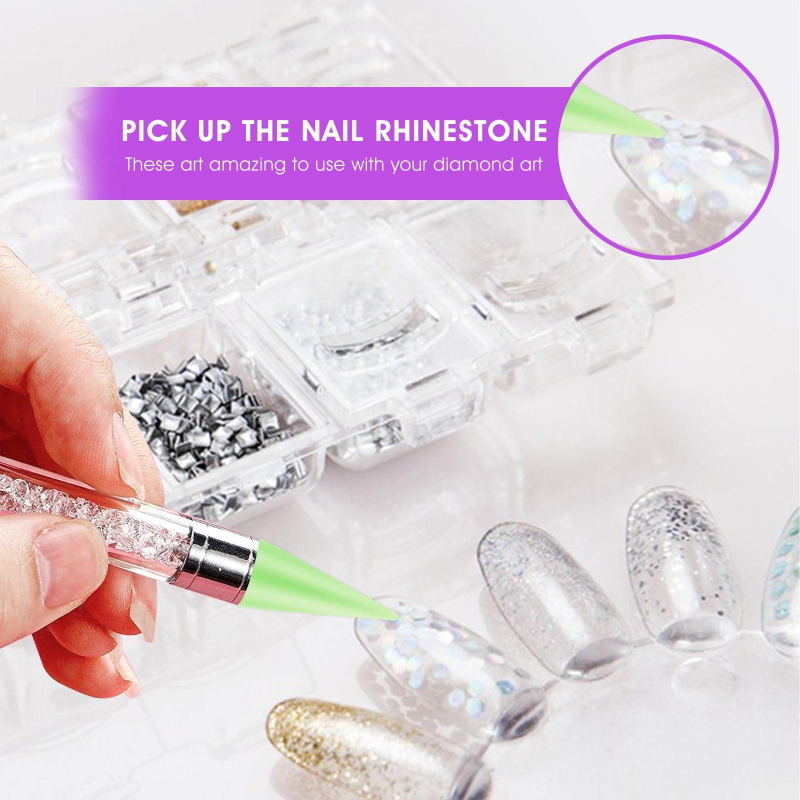 HaiFafafaing compact travel-friendly wax pen tips for on-the-go crafts.