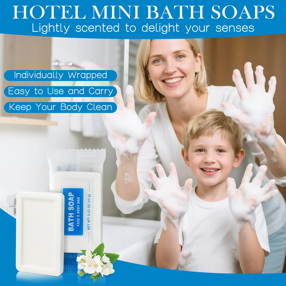 HAIFOTRVA compact soap bar, 0.53 oz, easy to carry.