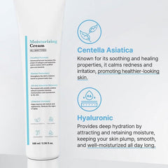Haigou Centella Moisturizer barrier-protection bottle illustrates all-day moisture retention