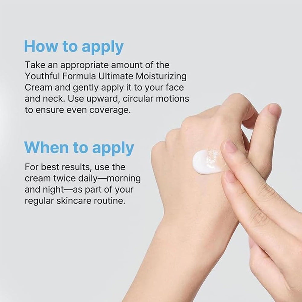 Haigou Youthful Moisturizing Cream all skin types usage demonstrates versatile daily care