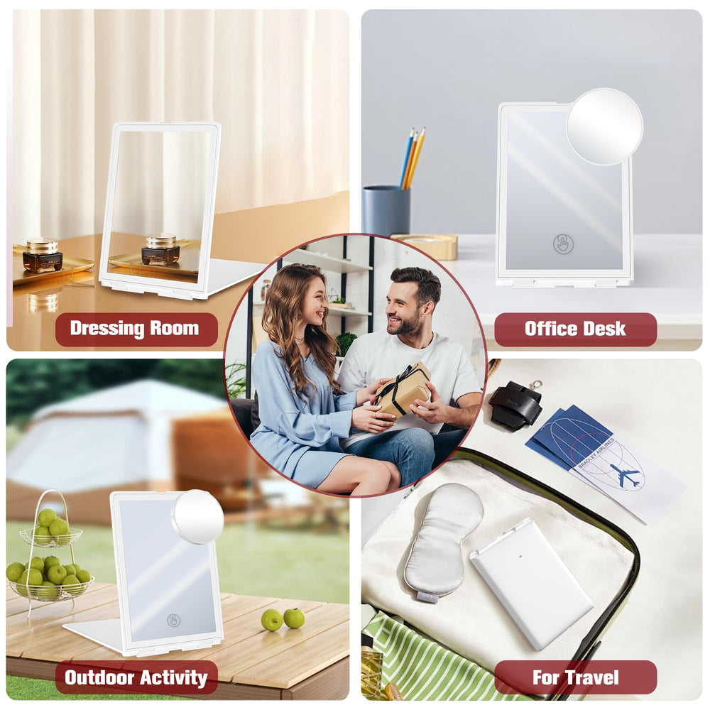 Haikopoon mirror-72-led-illumination delivers uniform, flattering light across the face.