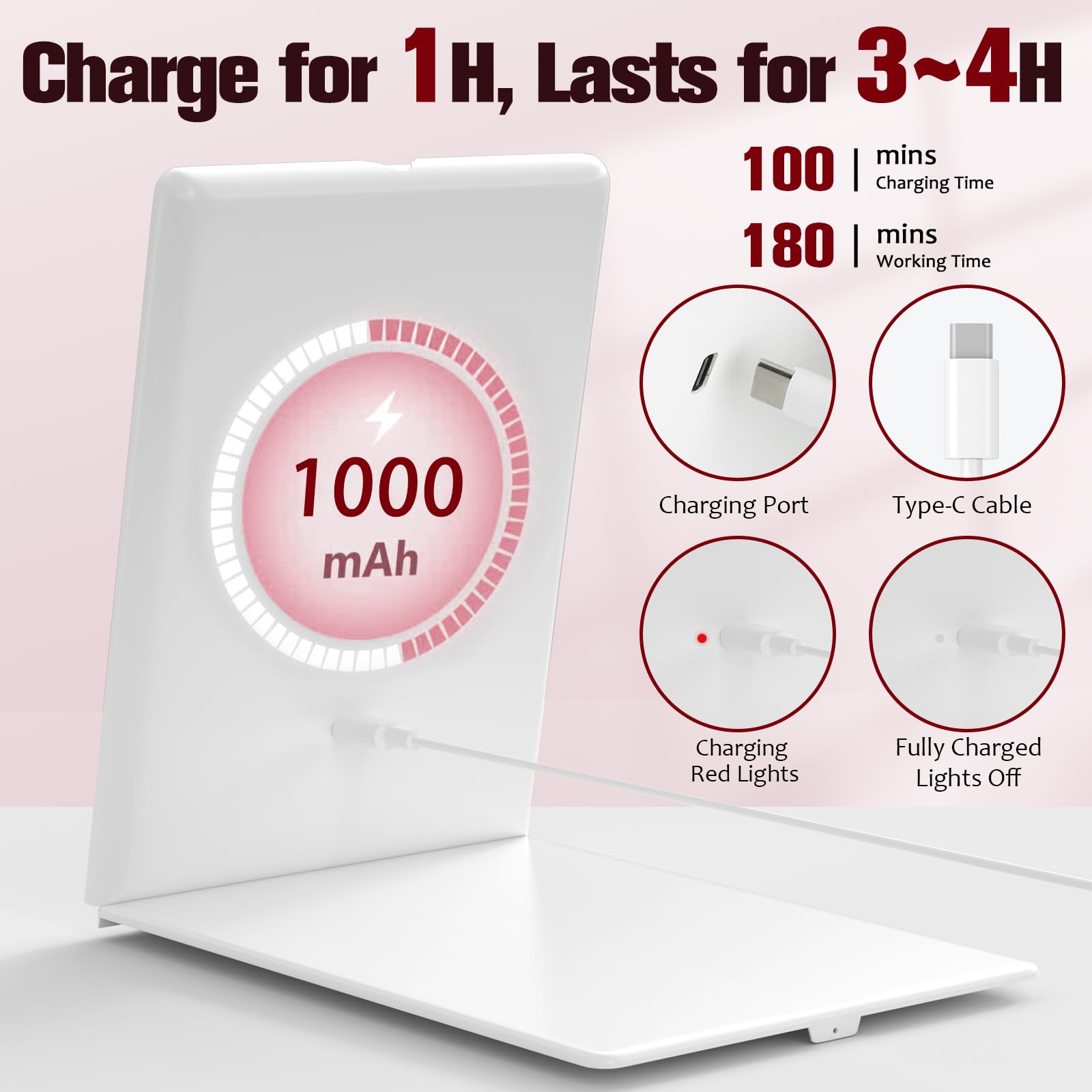 Haikopoon mirror-type-c-charging supports quick, reliable power on the go.