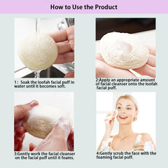 Haikuluo circular face scrubber 3-2-inch ideal for compact facial cleansing.