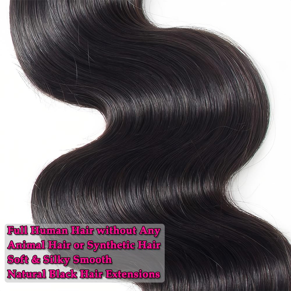 Hailriss 12-inch body-wave bundle offers versatile styling for everyday looks.