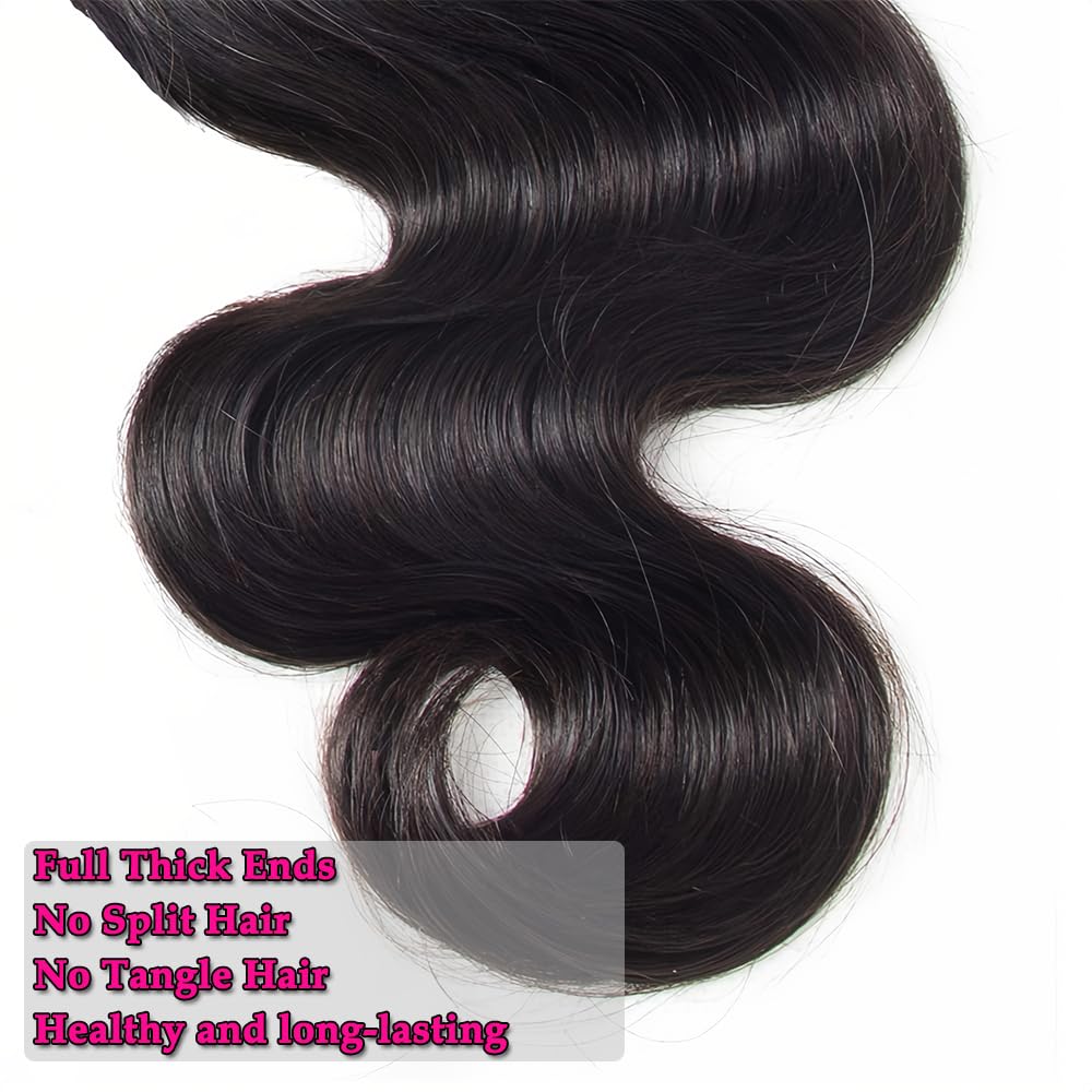 Hailriss 30-inch body-wave bundle reveals dramatic length and volume potential.