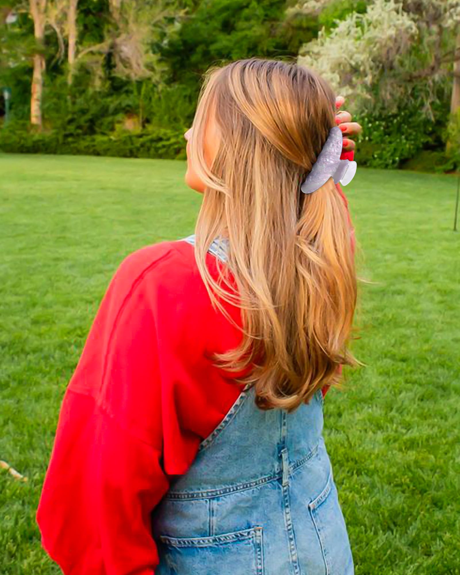 HAIMEIKANG mint clip provides bright accent and reliable grip for everyday styles