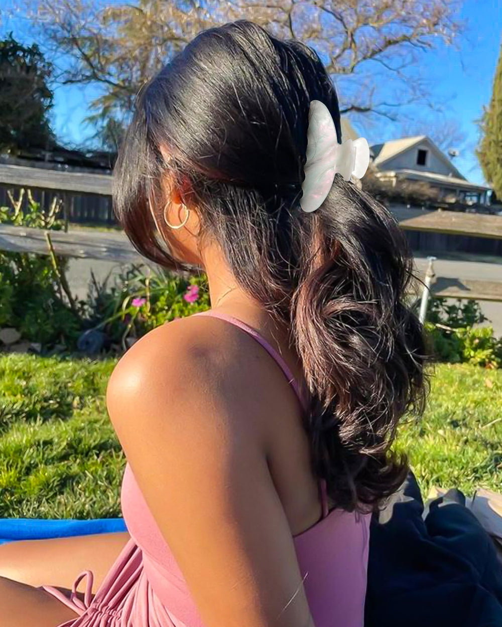 HAIMEIKANG navy clip pairs with outfits while keeping hair neat