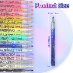 HAIOLORPRO nail art pens set dispense ink with a simple press for easy use.