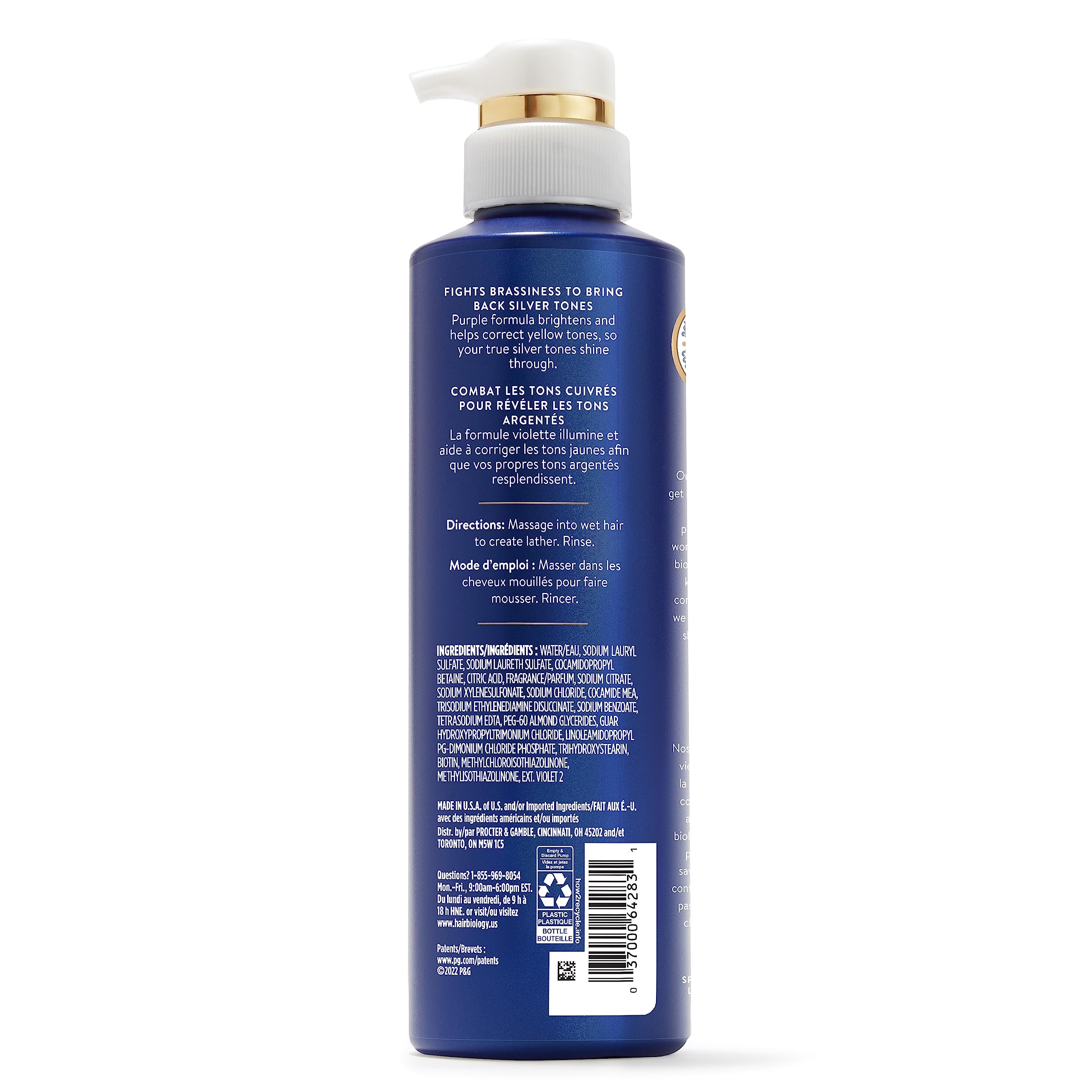 Hair Biology paraben-free badge on packaging highlights safer daily care