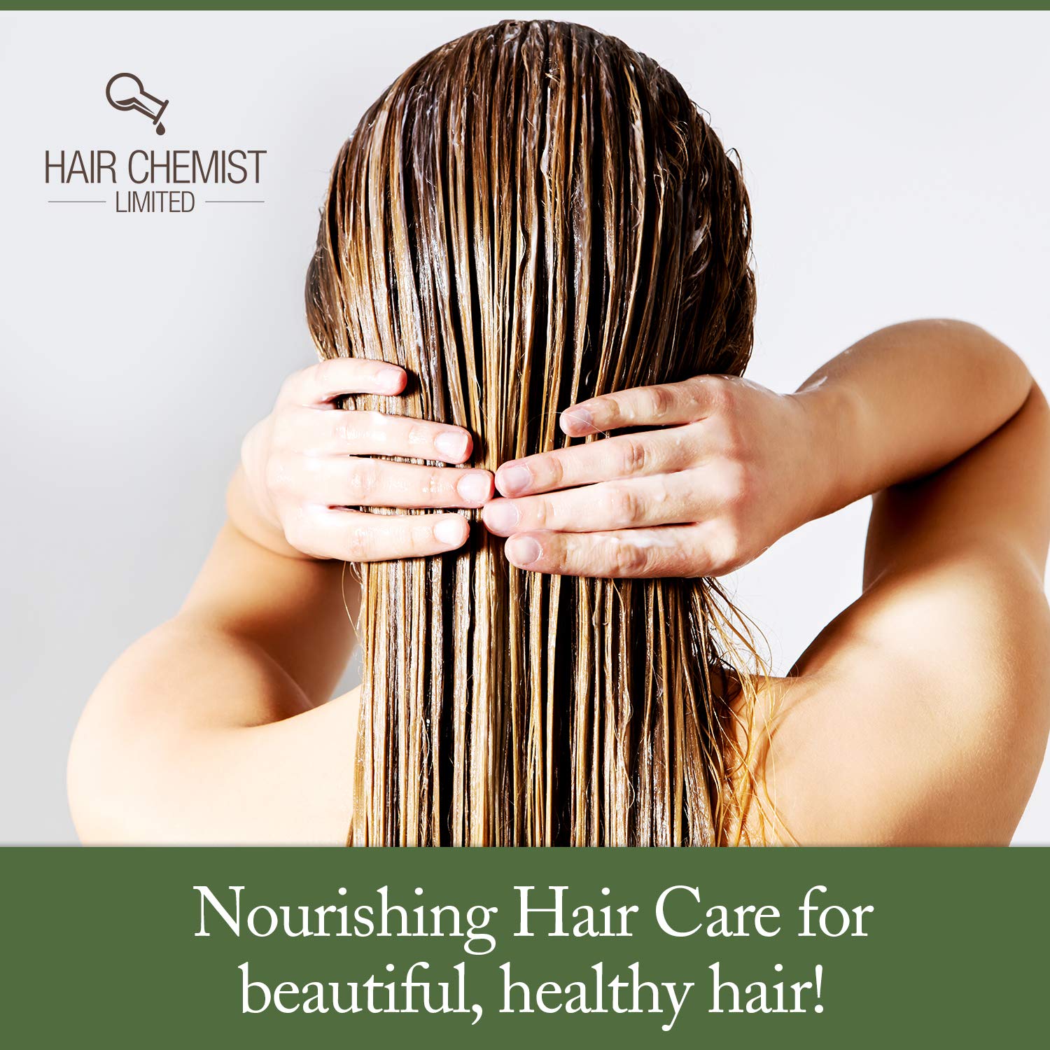 Hair Chemist Coconut Oil Deep Repair Masque jar closeup emphasizes rich, nourishing formula.