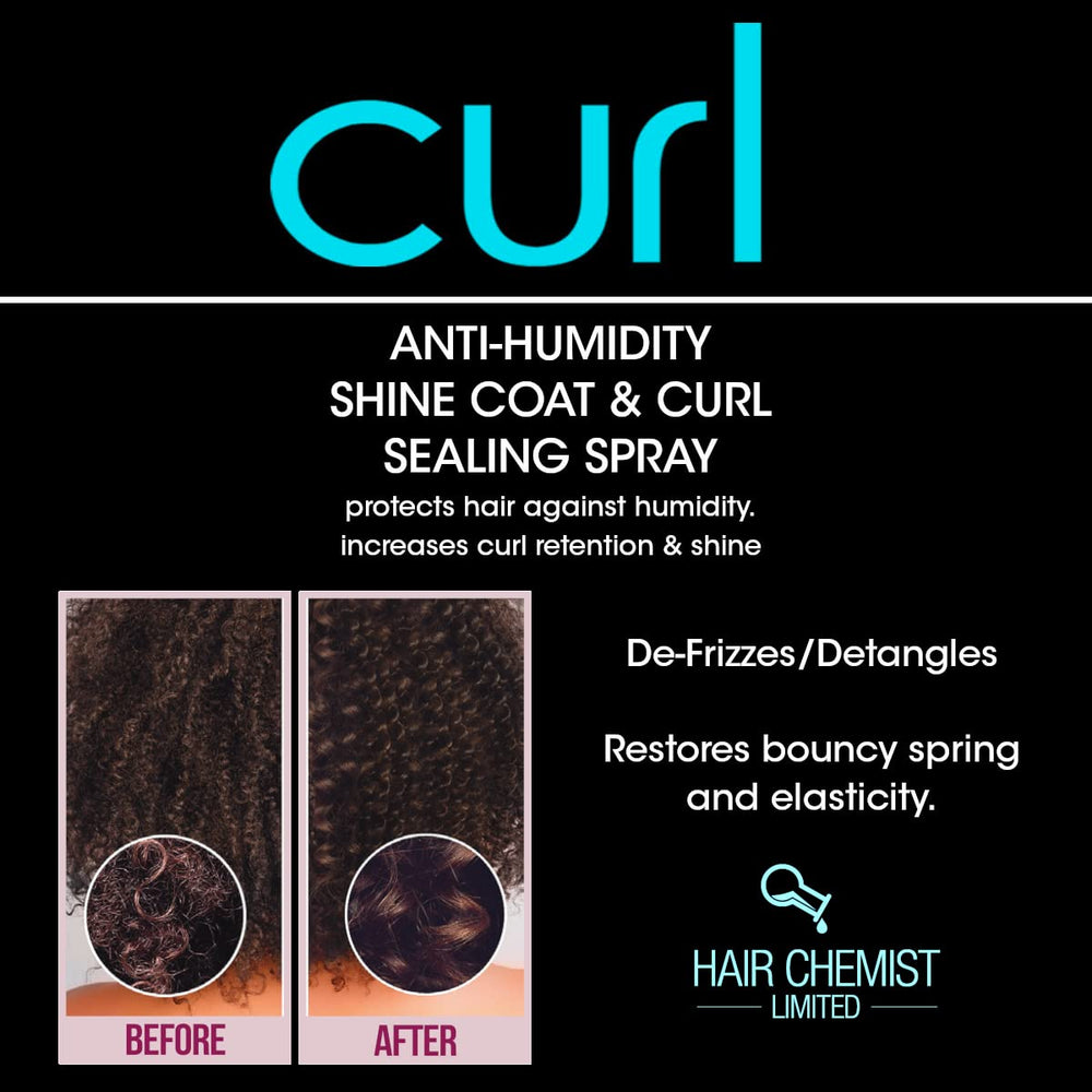Hair Chemist CURL detangling action makes combing easier for tangles.