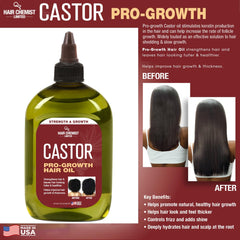 Hair Chemist Pro-Growth application on scalp demonstrates soothing, moisturizing treatment for healthier strands