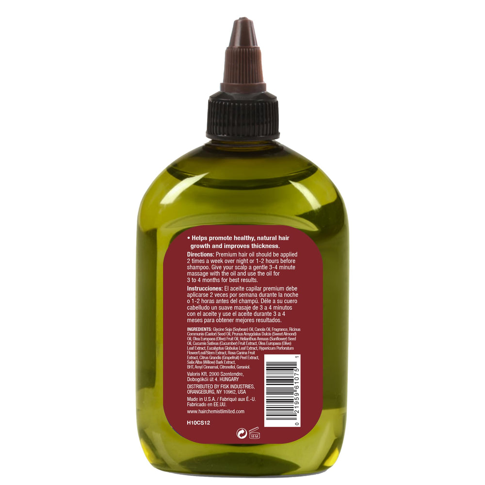 Hair Chemist Pro-Growth castor oil pour shows easy daily application for scalp nourishment
