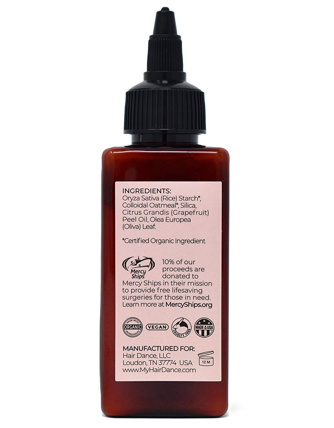 Hair Dance cap dispense demonstrates controlled powder release for precise root coverage